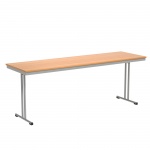 Klapptisch, 200x60 cm (B/T), 72 cm hoch, T-Fuß, 